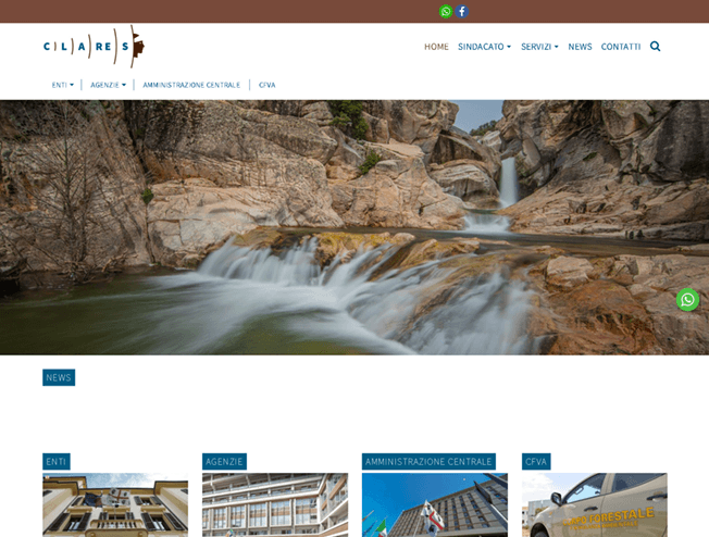 Home page del sito Sindacato Clares